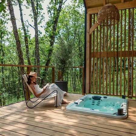 Wabi Sabi Lodge - Spa&Sauna Privatif - Foret 蒂雷纳 外观 照片